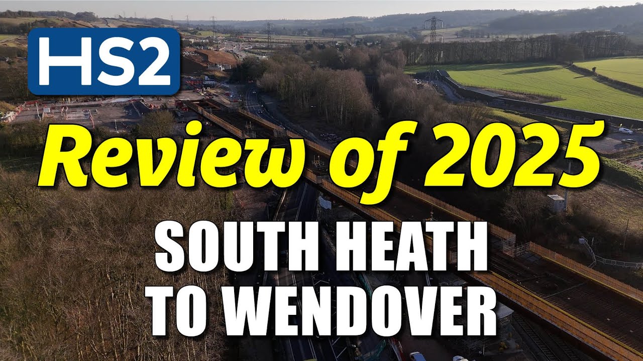Обзор проекта HS2 за 2025 год — от Саут-Хита до Вендовера.
