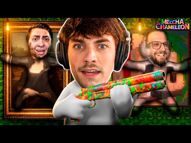 ELES SE ESCONDERAM NOS QUADROS | Meccha Chameleon #2
