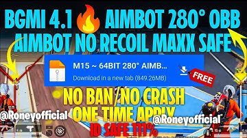 BGMI 4.1 AIMBOT OBB | BGMI 4.1 NO RECOIL CONFIG | BGMI NO RECOIL CONFIG 4.1 [100% Safe No Ban ]