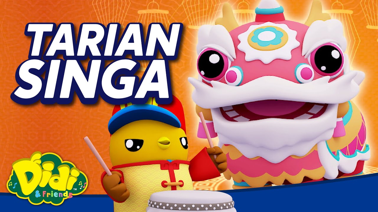 Tarian Singa | Didi & Friends Lagu Kanak-Kanak | Didi Lagu Baru