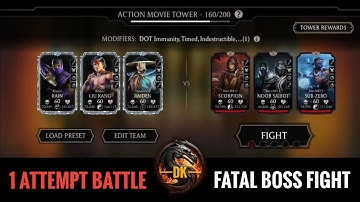 Fatal Action Movie Tower 160▪️Reward 🎮 Mortal Kombat Mobile▫️MK Mobile #mortalkombatmobile #mkmobile