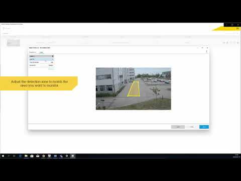 AXIS Parking Violation Detection: Configure with the desktop app