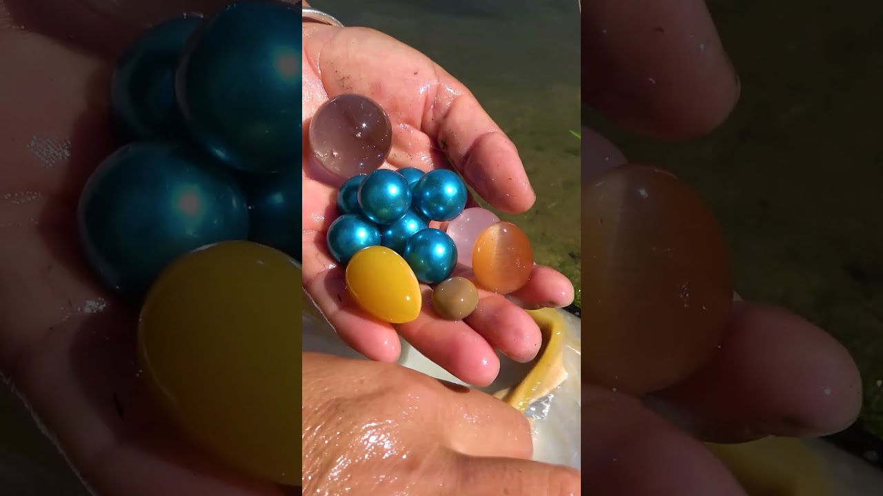 Seeing such a beautiful pearl beauty, I was so surprised that I opened my mouth