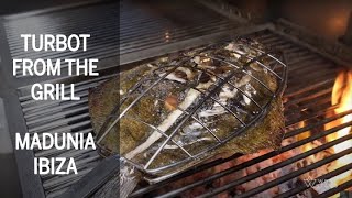 Delicious Turbot From The Grill At Madunia Restaurant Ibiza