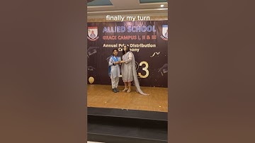 finally I acheive 2nd position l  allied school annual function l  @vlog with sukyna