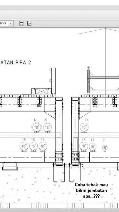 Cek & ricek sebelum memodelkan #autocad #teklastructures #cekdesign #jembatan #bridge #tekla