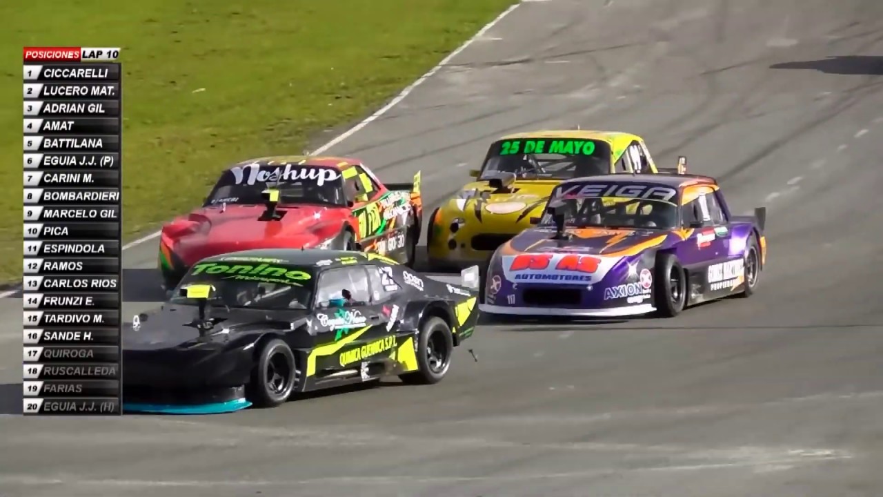crashes on air ProCar 4000 (Titulares Clase B) 2018. Final Autódromo Juan y Oscar Gálvez (6). Final Laps