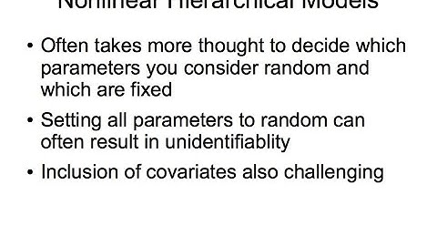 Lesson 24b Nonlinear Hierarchical Models: Coho salmon recruitment