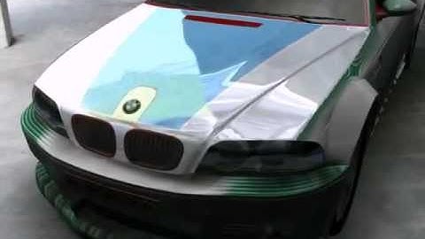 BMW M3 - syntheyes 3D MAX matchmove / CAMERA TRACKING