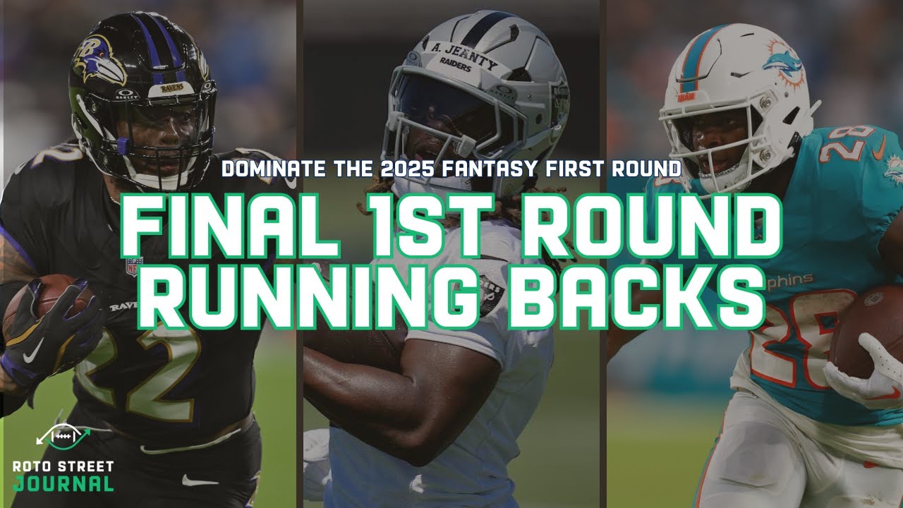 Derrick Henry vs Ashton Jeanty vs De'Von Achane: WHO to Pick in 2025 Fantasy Football 1st Round?!