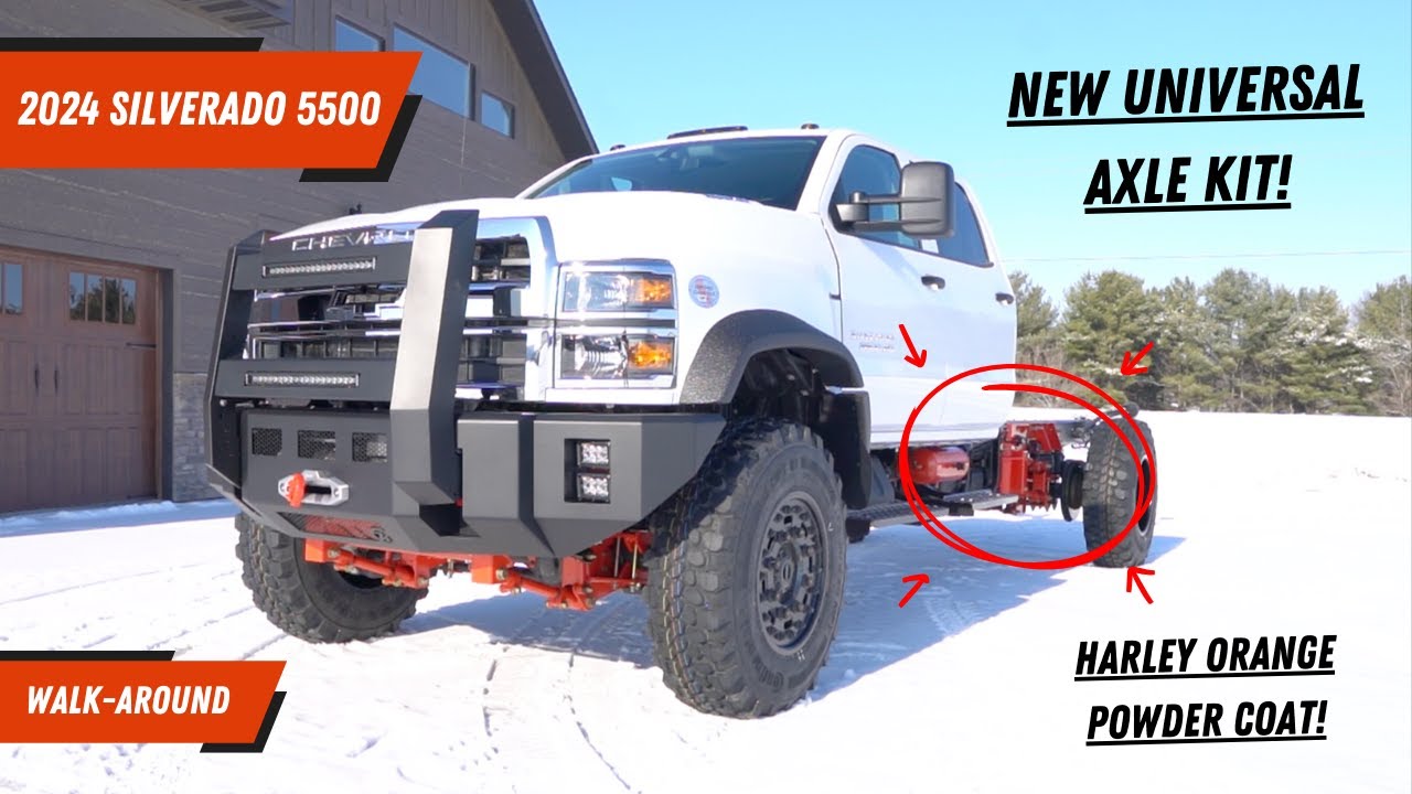 2019+ GM 4500/5500/6500 4X4 4-Link Front & Rear Air Suspension