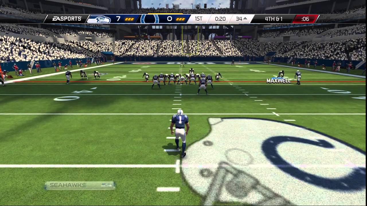 Madden 15 PS3: Colts vs Seahawks - 1st half