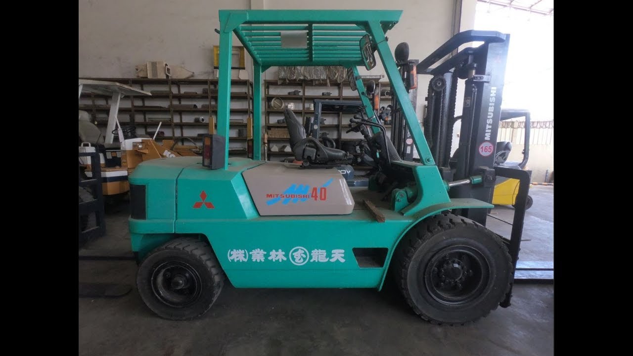 Forklift Mitsubishi 40 Year 2005 For Sale In Cambodia Youtube