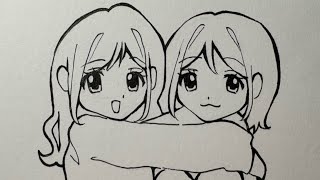 Outline your Sketch Better ✦ How to Draw Anime Cute Girl