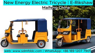 Electric Three Wheeler E-Rikshaw Three-Wheeled Vehicle Penger Electric Tuk-Tuk Chinas Made