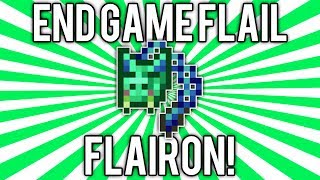 Terraria 1.2.4: Flairon (NEW End Game Flail) @demizegg