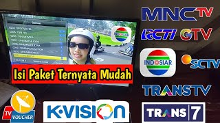 Cara Isi Paket Kvision Cling 12 Bulan Terbaru Termudah Tercepat