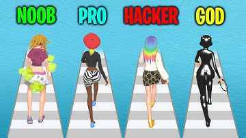 NOOB vs PRO vs HACKER vs GOD - Makeover Run