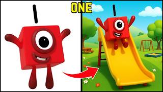 Numberblocks Reimagined Playing at the Playground 🎠🛝 | Fun Learning for Kids!