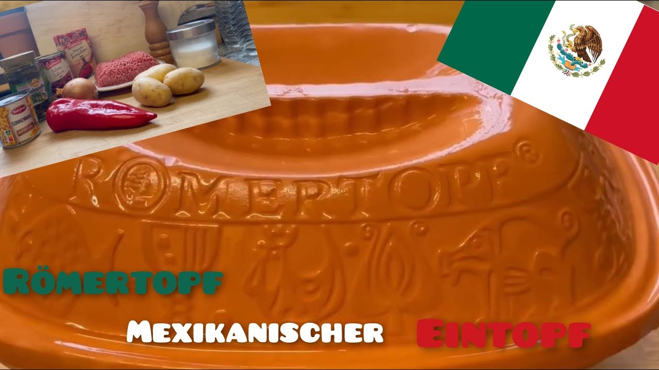 Römertopf - Eintopf Mexiko oder ein kein Chili con Carne - YouTube Römertopf - Eintopf Mexiko oder ein kein Chili con Carne - YouTube