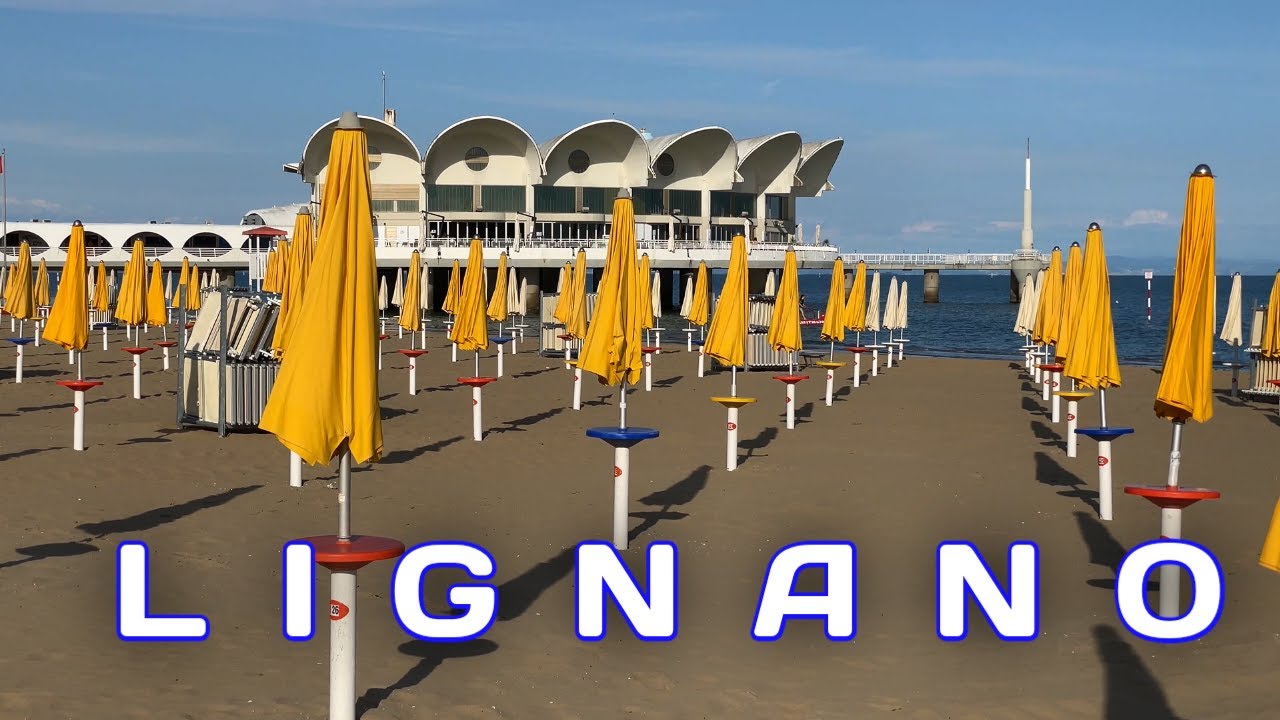 Lignano Sabbiadoro, Italien - im April