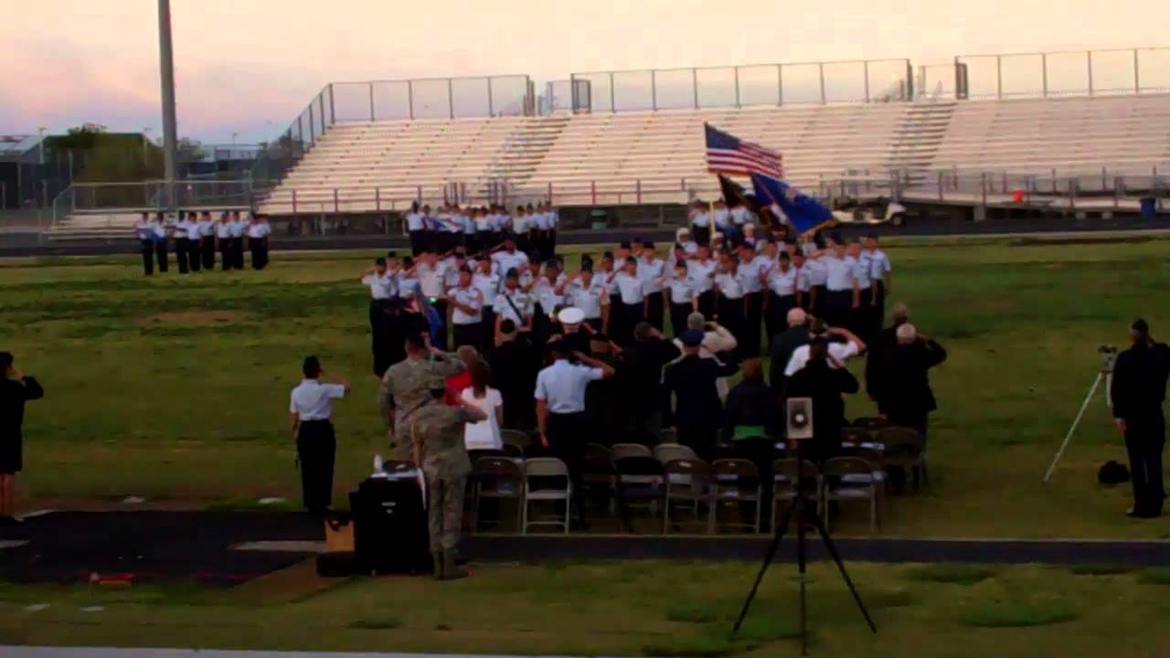Palo Verde High School AFJROTC National Anthem YouTube
