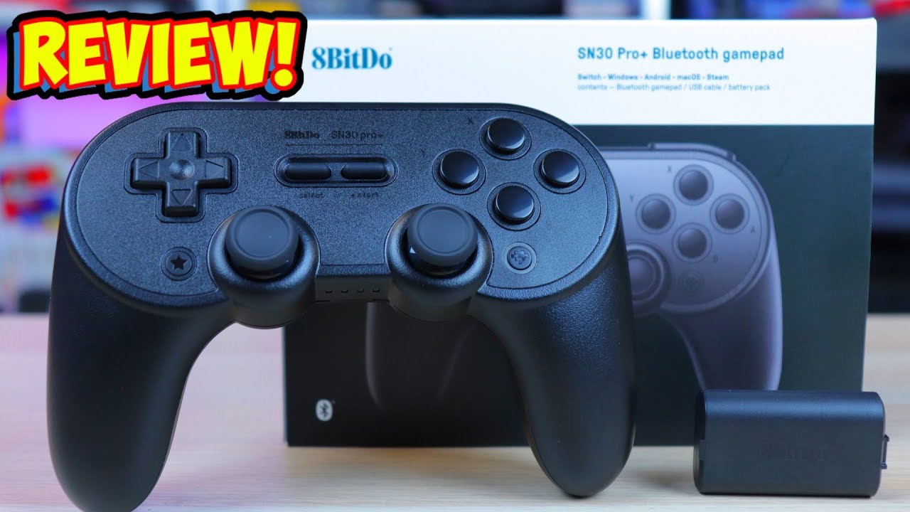 8bitdo Sn30 Pro Plus Perfect For Switch Playstation Classic Retropie Snes More Youtube