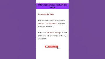 Difference between Rest API and SOAP #interview #shorts #webapi
