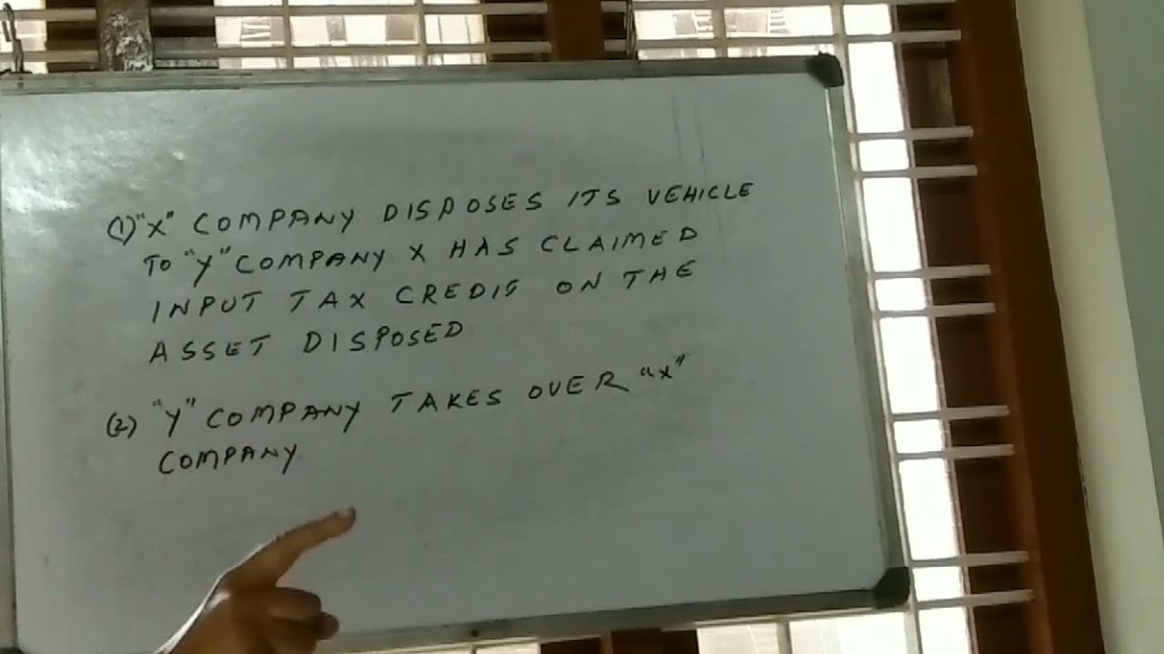 Schedule I - section 7 of GST act - supply without consideration that will attract tax