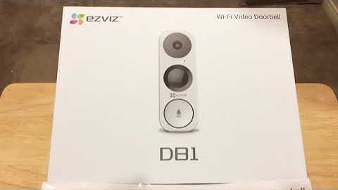 EZVIZ DB1 Video Doorbell for Smarthome Security Unboxing & Review 9-4-20