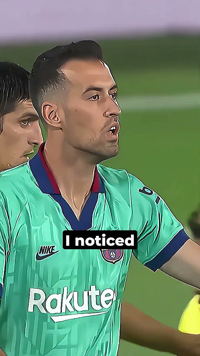 This is how Busquets' talent was discovered