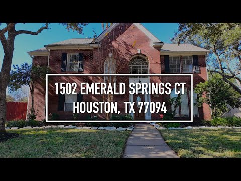 1502 Emerald Springs Court Houston, TX 77094