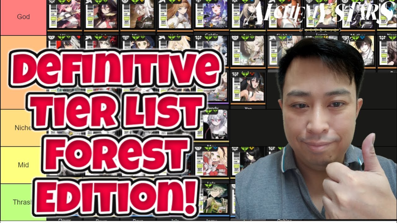 Alchemy Stars Definitive Tier Lists Forest Edition! - YouTube