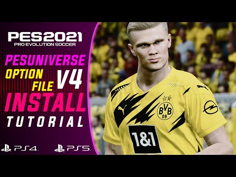 PES 2021 | PES Universe V4 Option File Install Tutorial [V3 Upgrade for PS4 + PS5]