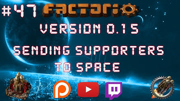Factorio 0.15 Sending Supporters To Space EP 47: Red & Blue Circuit Builds! - Let