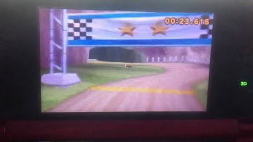 Mario kart 7 - Wuhu mountain loop - With Glitch - 01:15.493