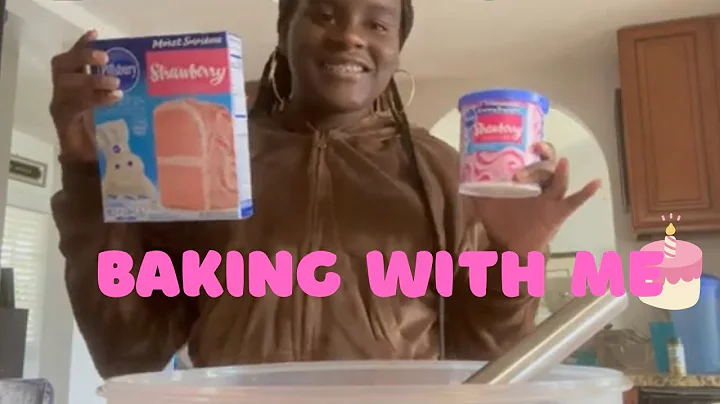 STRAWBERRY SHORTCAKE POKE CAKE | BAKE WITH ME