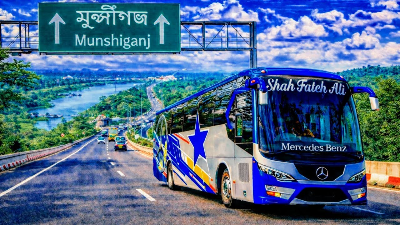 Air-conditione Buses & Coaches Of Bangladesh। Part-1। Live View। R.M. BD BUS LOVER 