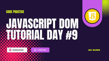 DOM manipulation createElement in javascript | javascript dom tutorial Day #9