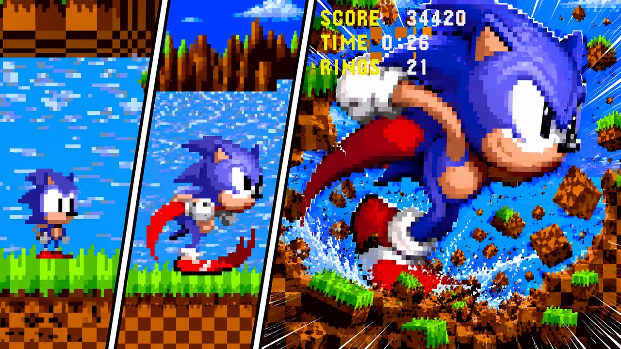 Sonic Gets BIGGER Every Level - Here's What Happens