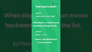 The fastest way to reverse a Python list #coding #tutorial #shorts
