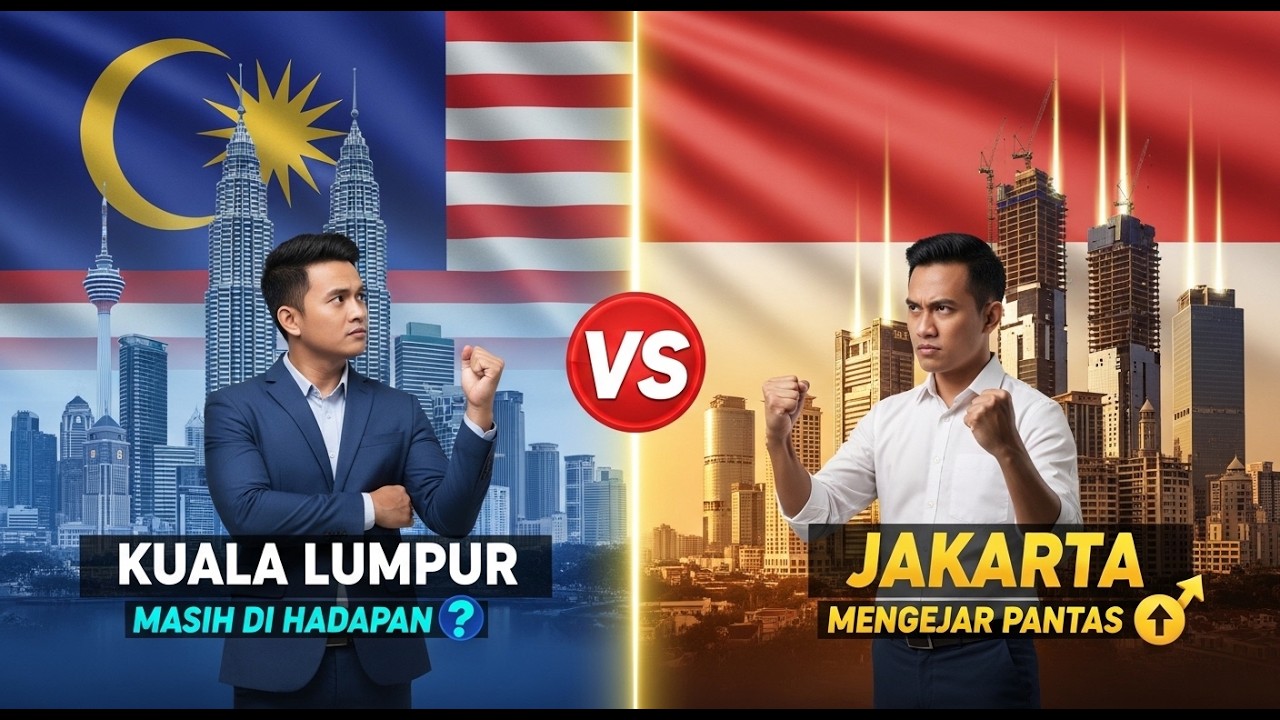 Rakyat Malaysia Terkejut! Pertumbuhan Jakarta Semakin Merapatkan Jurang Dengan Kuala Lumpur