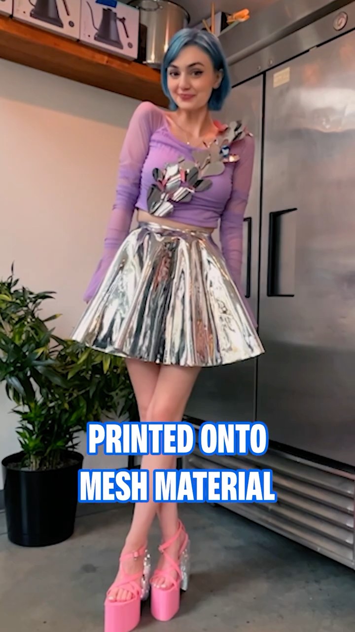 what happens when you 3D PRINT CLOTHES?? #Shorts