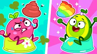 Poo Poo Party! 🚽🌈 Go Potty Training with Avovado Babies 🧻 Kids Stories by Pit & Penny Family🥑