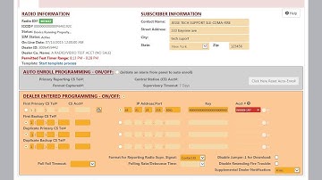 Programming the StarLink Commercial Fire communicator to report to a Sur-Gard IP receiver