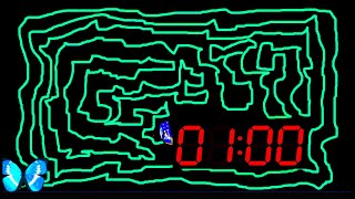 Butterfly flying timer 1 minute Countdown