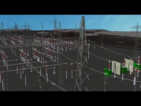 3D modeling of an Electrical Station