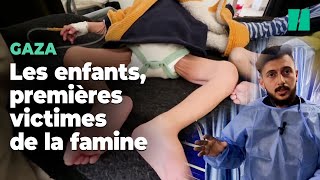 Dans les hôpitaux de Gaza, le terrible calvaire des enfants face à la famine