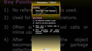 Anonymous Object in Java l Tpoint Tech