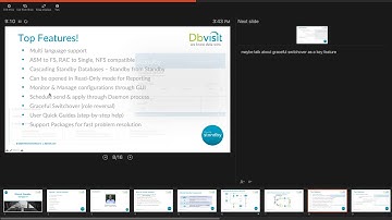 Introduction to Dbvisit Standby - Disaster Recovery Solution for Oracle SE.